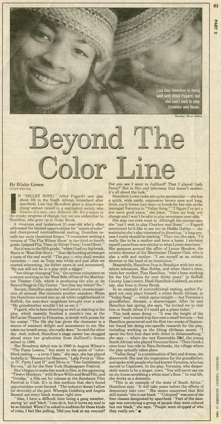 LisaGay Hamilton Tearsheets